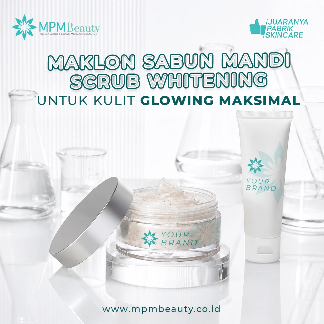 Maklon Sabun Mandi Scrub