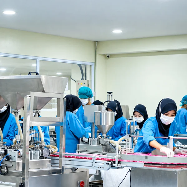 produksi cepat pabrik kosmetik skala besar