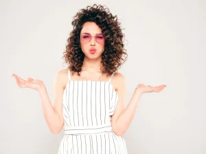 Half Up Curly Hair
